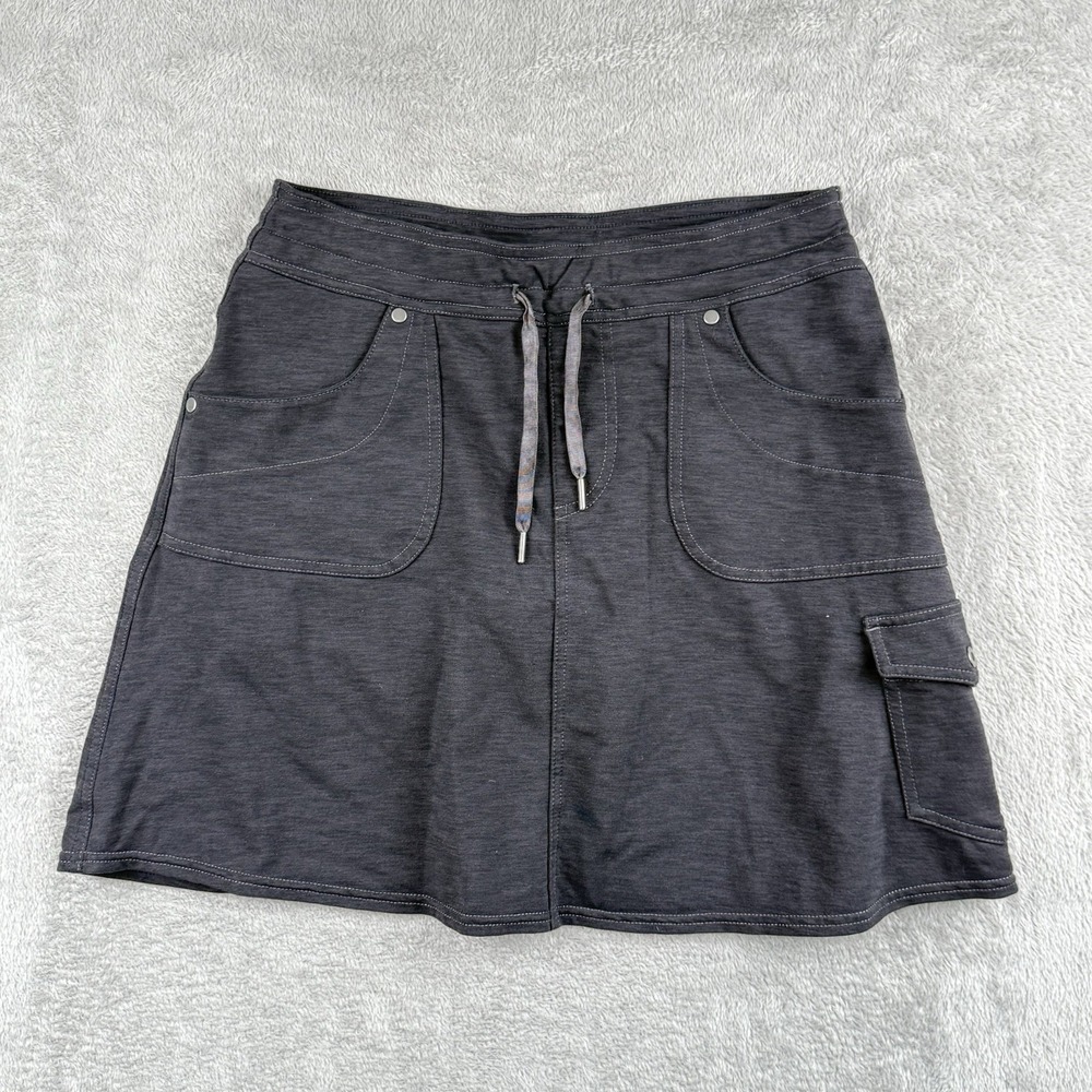 Kuhl Mova Charcoal Gray Skort Womens XS Stretch Built in Shorts Outdoors Hiking